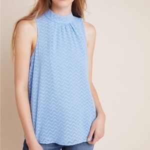Anthropologie Maeve Charley Halter Blouse L